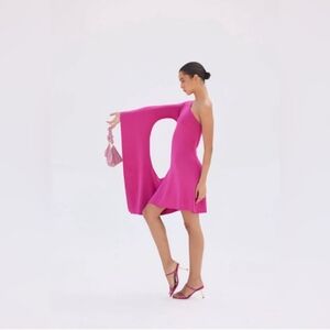 Cult Gaia Evora Knit Dress in Bloom sz L